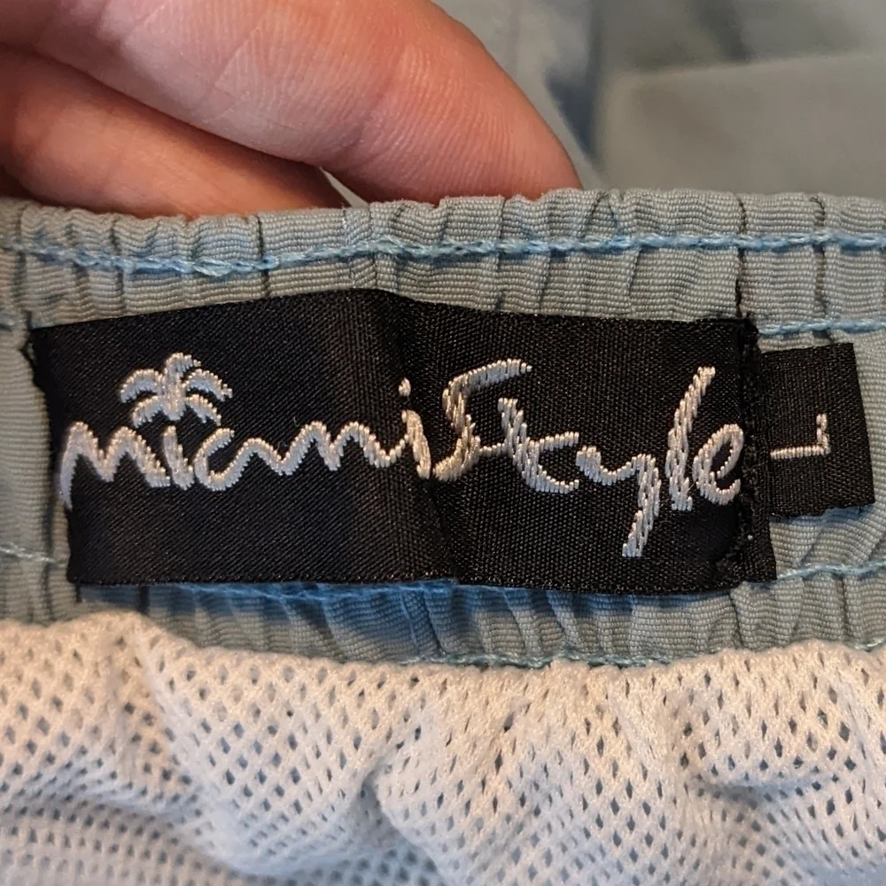 Miami Style Men's Swim Trunks Sz L